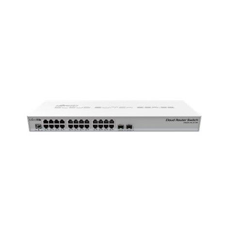 MikroTik | Cloud Router Switch CRS326-24G-2S+RM | Managed L3 | Rackmountable | 1 Gbps (RJ-45) ports quantity 24 | SFP+ ports qua